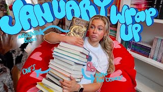 Reviewing all the books I read in January 💙📚 ⎮ anticipated reads new faves and DNFs [upl. by Ahtis]