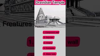 Dravidian style temple architecture  Art amp culture upsc [upl. by Anig]