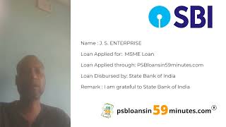 MSME Loan process explained in Hindi   PSB Loans in 59 Minutes  State Bank of India [upl. by Abbotsen728]