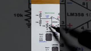 Op Amp Non Inverting Comparator short shorts electronics [upl. by Crocker]