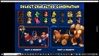 Mario Kart Double Dash 2 Player Game RJs MarioLuigi vs Sisters DonkeyKongDiddyKong Special Cup [upl. by Jonme194]