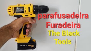 Parafusadeira The Black Tools Será que Vale Apena comprar  Unboxing [upl. by Dhiman]