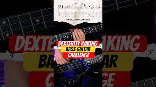 Bass Guitar Dexterity Raking Challenge [upl. by Doreen212]