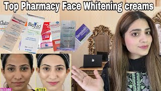 Top 10 Pharmacy Face Whitening Creams under Rs1000No side effectsmedicatedDetailes review by dr [upl. by Niak]