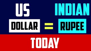 1 US Dollar to INDIAN Rupee Today LATEST Updates [upl. by Leonardo]