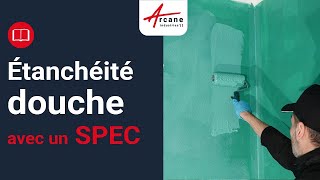 Apprendre à réaliser vous même une etanchéité sous carrelage pour votre douche salle de bain [upl. by Berne808]