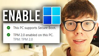 How to enable TPM 20 and Secure Boot for Windows 11 [upl. by Lleryt550]