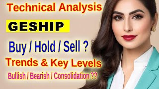 GESHIP Stock Technical Analysis Key Support Resistance and Reversal Signals NSE Analysis [upl. by Madalyn]