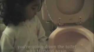 little girl flushes gold fish down toilet eulogy funny video [upl. by Burch]