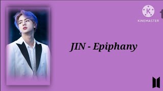 BTS Jin DEMO VER  EPIPHANY Lyrics Color CodedHanRomEng [upl. by Mosera286]