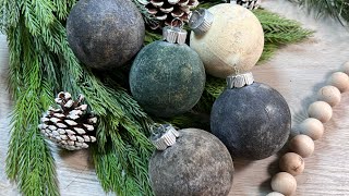 Quick amp Easy DIY Christmas Ornaments in 20 Minutes Elegant Look for CHEAP Using Just 3 Materials [upl. by Aihset]