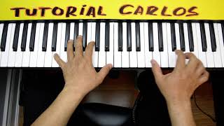 Estar Con Tigo Job González Piano Tutorial Carlos [upl. by Eneiluj656]