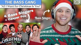 The BASSIEST Xmas Song Ever Bass Singer Reaction amp ANALYSIS  quotAll I Want For Christmas Is Youquot [upl. by Warthman105]