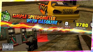 Simple speedometer with gasoline  Gta sa Android [upl. by Nollid190]