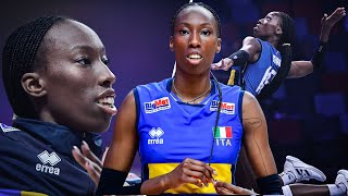 SUPER PAOLA EGONU All Points in Italy  Dominican Republic of VNL  Volleyball Nations League 2024 [upl. by Arutnev]