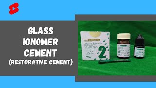 Glass ionomer cement Restorative Type Powder amp Liquid bottles  Dental Cements [upl. by Tansey679]