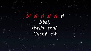 UMBERTO TOZZI REMIX  TI AMO STELLA STAI TU  KARAOKE [upl. by Annavahs]