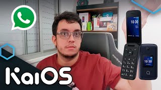 Um celular barato com WhatsApp Conheça o KaiOS [upl. by Jamille]