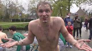 IN DE SLOOT SPRINGEN  ENZOKNOL VLOG 993 [upl. by Siwel829]