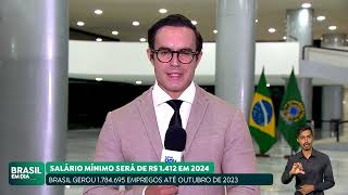 VALOR DO SALÁRIO MÍNIMO PREVISTO PARA 2024 É DE R 1412 ANUNCIA LUIZ MARINHO [upl. by Jakoba]