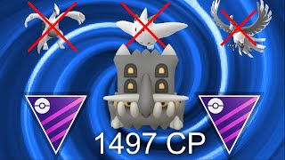 Level 50 bastiodon is the hardest wall to flying types in the master league [upl. by Channing]