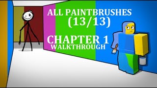 Roblox Color or Die Tutorial Walkthrough  All 1313 Painbrushes [upl. by Ettore]