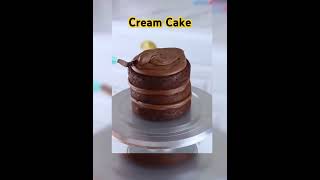 Cream Cake designing style cakedecoration cakedesign cakerecipe cakeshorts [upl. by Harmonia]