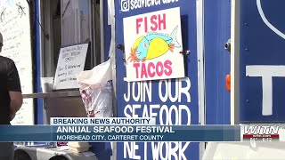 Seafood Festival returns to Morehead City for 38th year [upl. by Uyerta]