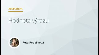 Maturita z matematiky 2022 5  Hodnota výrazu [upl. by Nnylakcaj]