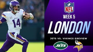 NFL London JetsVikings preview [upl. by Ttenyl]