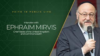 Interview with Ephraim Mirvis Chief Rabbi of the United Kingdom and Commonwealth [upl. by Thurstan]