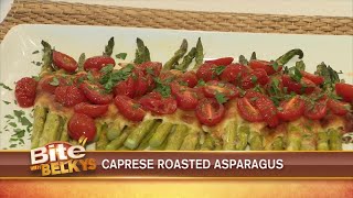 Caprese Roasted Asparagus  Belkys [upl. by Prevot]