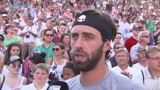 Basilashvili Discusses Breakthrough Win At Hamburg 2018 [upl. by Sale]