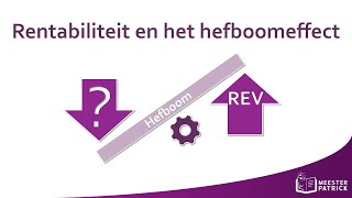 Rentabiliteit en het Hefboomeffect  Bedrijfseconomie [upl. by Nittirb8]