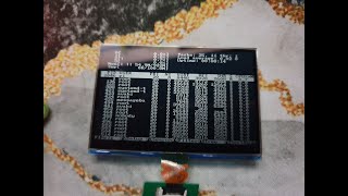 Вывод терминала с raspberry pi на sharp memory lcd [upl. by Naawaj]