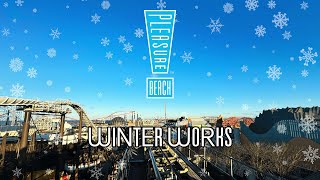 Blackpool Pleasure Beach Winter Works 2023 Ep4 [upl. by Nahtaneoj]