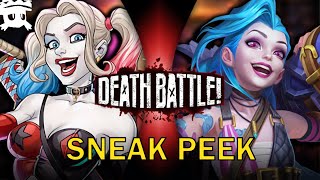 Harley Quinn vs Jinx  DEATH BATTLE SNEAK PEEK sub español [upl. by Mialliw]