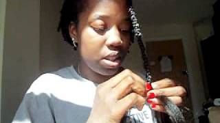 LOCKS HOW TO How To Attach Braid Extensions to Locs [upl. by Ballman]