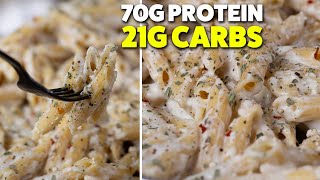 Cottage Cheese Alfredo Sauce  High Protein amp Creamy [upl. by Arlynne53]