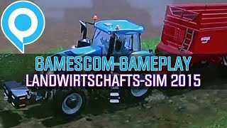 LandwirtschaftsSimulator 15  Gameplay von der gamescom [upl. by Osrit510]