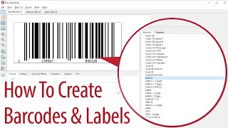 Barcode Maker Software Barcode Studio  How To Create Barcodes amp Labels [upl. by Roehm616]