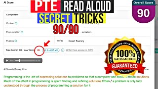 Pte Read Aloud Hidden Tricks To Get 90 By Pawan Sr😱 pawanpte pte [upl. by Shell]