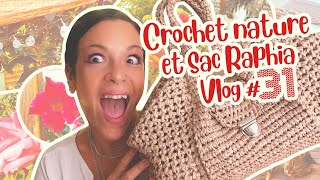 VLOG31 Crochet  Nature et Crochet  Coulisses sac Back to School [upl. by Ackley]