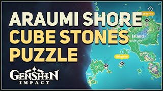 Araumi Shore Cube Stones Puzzle Genshin Impact [upl. by Jori]