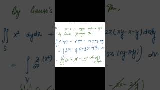 Gauss Divergence Theorem in vector Calculus  Surface Integral gausstheorem vectorcalculus [upl. by Friedland796]