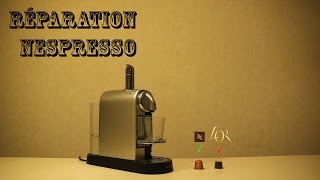 réparation Nespresso fuite unité de brassage repair Nespresso magimix [upl. by Aneekat993]