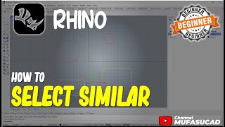 How To Select Similar In Rhino [upl. by Mendie]