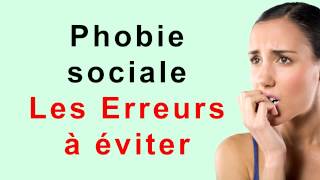 Phobie sociale traitement phobie sociale [upl. by Jacobs]