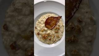 RISOTTO PERE GORGONZOLA amp NOCI 🍐 cuisineitalienne risottorecipe risotto [upl. by Rintoul]