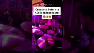 cuando al baterista aun le falta madurar humor rock [upl. by Nirro]